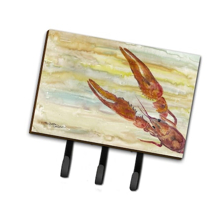 Carolines Treasures 6 x 2 x 9 in. Crawfish Yellow Sky Leash or Key Holder SC2021TH68